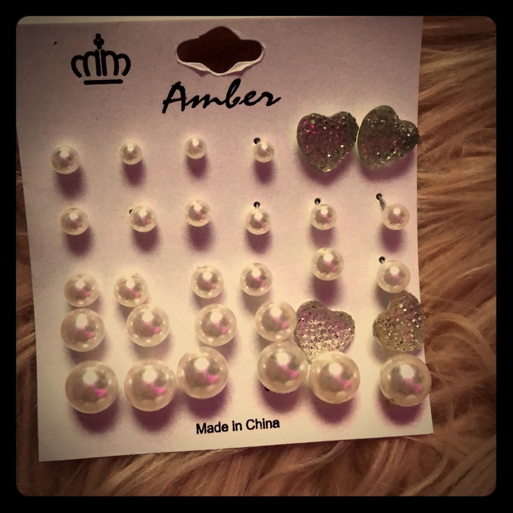 15 pair earrings set